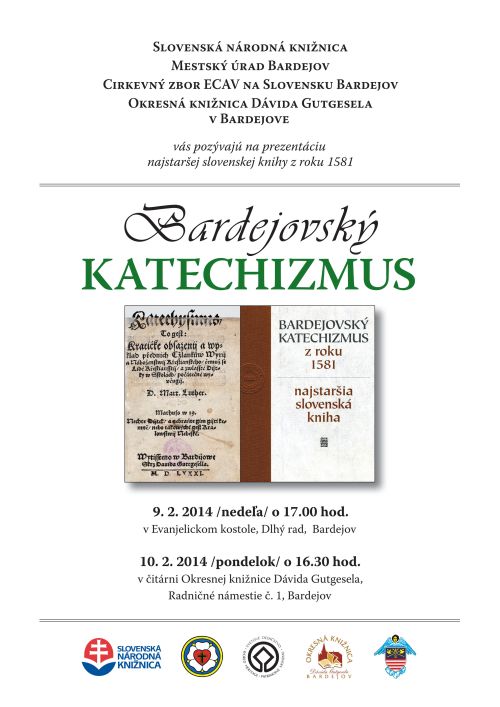 prezentácia najstaršej slovenskej knihy v Okresnej knižnici Dávida Gutgesela v Bardejove