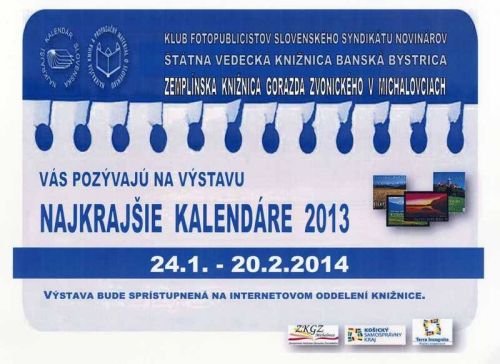 najkrajšie kalendáre 2013