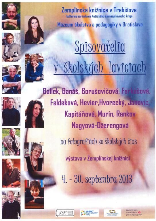 Spisovatelia v školských laviciach