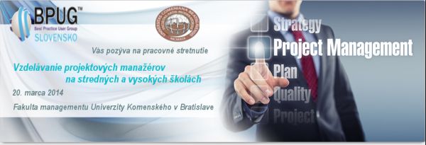 pracovné stretnutie, 20. marca 2014 na Fakulte managementu Univerzity Komenského v Bratislave, Odbojárov 10