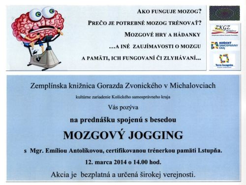 prednáška spojená s besedou,12. 3. 2014 o 14,00 hod. v Zemplínskej knižnici Gorazda Zvonického v Michalovciach