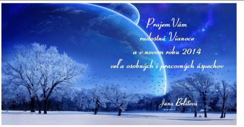 Vianočný pozdrav Jany Brliťovej