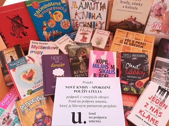 Akvizícia knižničného fondu podporená z verejných zdrojov Fondu na podporu umenia