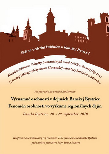 Významné osobnosti v dejinách Banskej Bystrice - Fenomén osobností vo výskume regionálnych dejín