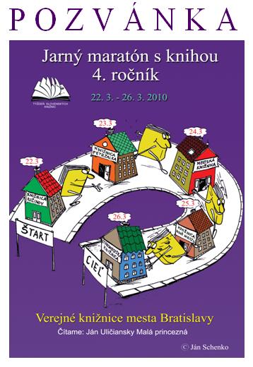 4. ročník spolupráce verejných knižníc v Bratislave v rámci TSK, 22. – 26. marca 2010