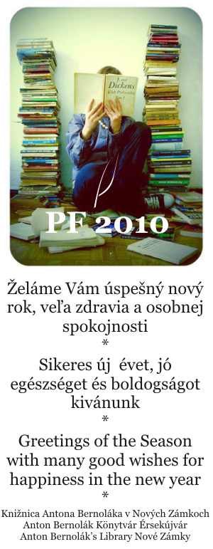 Vianočný  pozdrav z Knižnice Antona Bernoláka v Nových Zámkoch