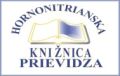 Logo Hornonitrianskej knižnice Prievidza
