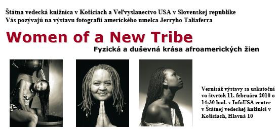 Pozvánka do Štátnej vedeckej knižnice v Košiciach na vernisáž výstavu fotografií amerického umelca, 11. 2. 2010 o 14.30 hod.