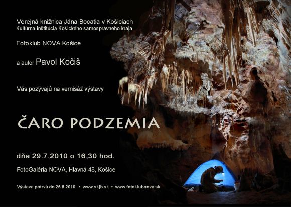 Pozvánka do Fotogalérie NOVA na vernisáž, 29. 7. 2010 o 16.30 hod.