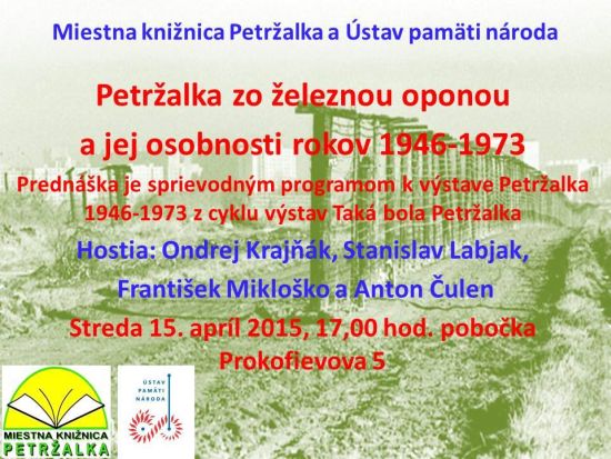 Petržalka, 15. 4. 2015
