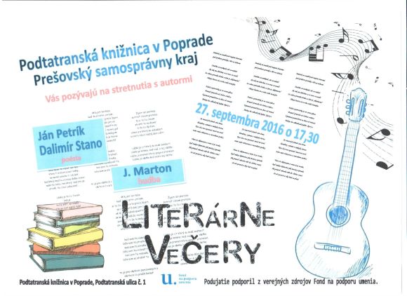 Literárne večery v knižnici