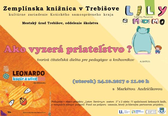 tvorivá čitateľsko-literárna dielňa pre pedagógov a knihovníkov v Zemplínskej knižnici v Trebišove 24. októbra 2017 