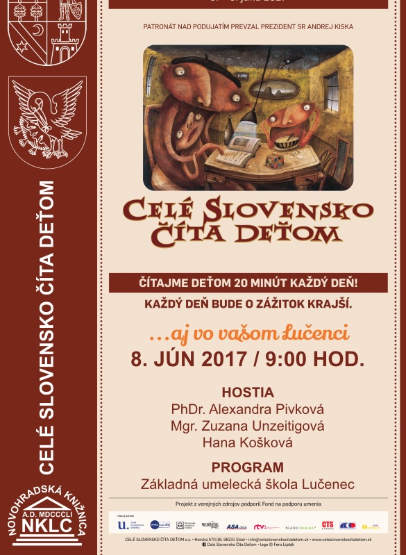 Celé Slovensko číta deťom, Lučenec, 8. 6. 2017