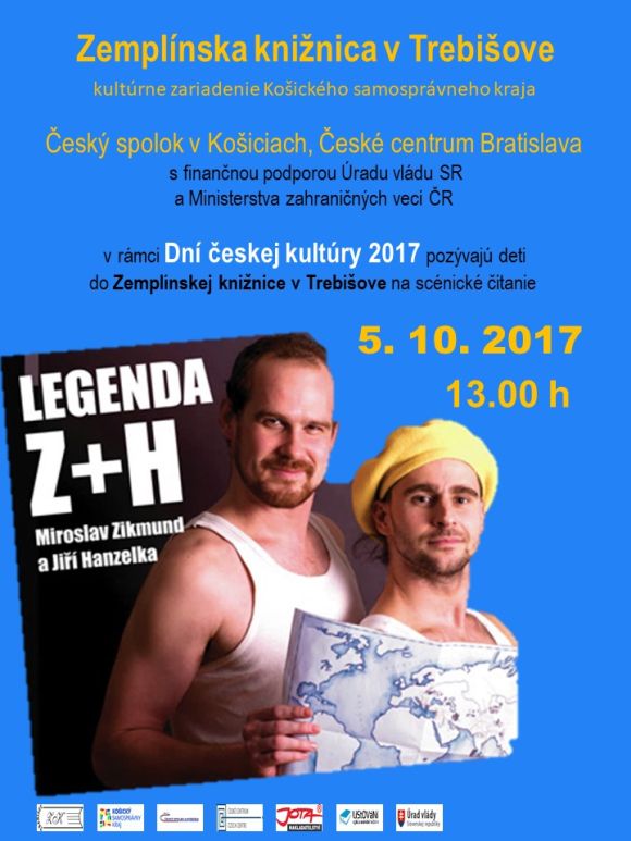 LiStOVáNíí - scénické čítanie pre deti v Zemplínskej knižnici v Trebišove 5. 10. 2017 o 13:00 