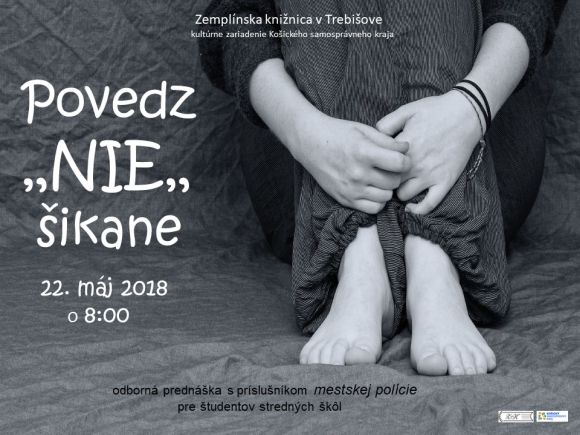 odborná prednáška o formách šikanovania, následkoch a trestnoprávnej zodpovednosti so zástupcom náčelníka mestskej polície  pre stredoškolskú mládež