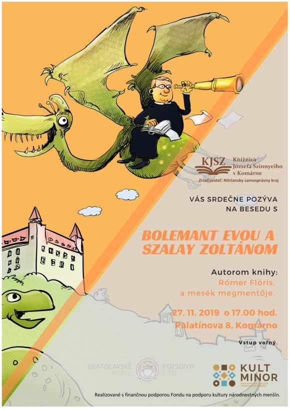 Knižnica Józsefa Szinnyeiho v Komárne Vás pozýva na besedu 27. 11. 2019