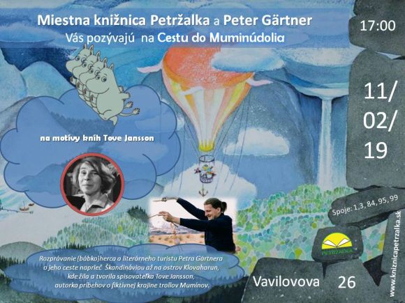Podujatie sa uskutoční 11. 2. 2019 o 17.00 h. v pobočke Vavilovova 26