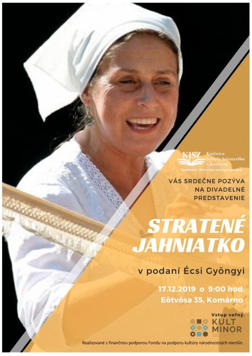 Divadelné predstavenie 17. 12. 2019 v Knižnici Józsefa Szinnyeiho v Komárne