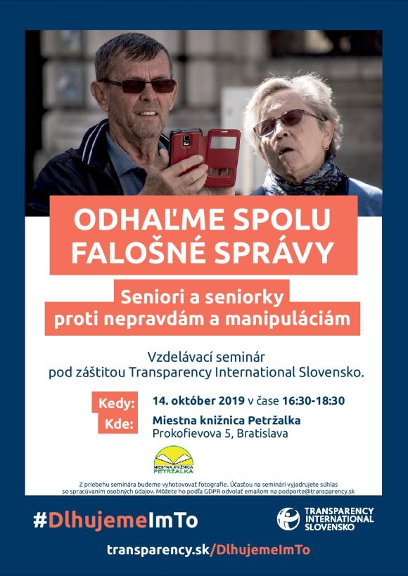 Odhaľme spolu falošné správy Odhaľme spolu falošné správy