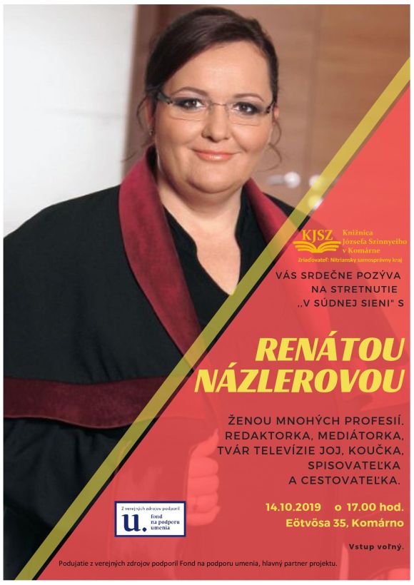 Stretnutie  14. 10. 2019 v Knižnici Józsefa Szinnyeiho v Komárne