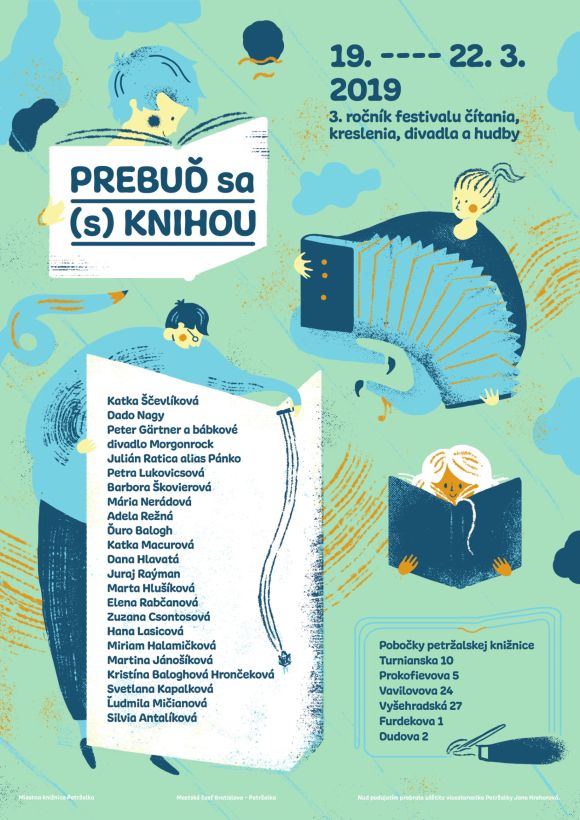 Festival čítania v dňoch 19. –  22. marca 2019 pri príležitosti marca mesiaca knihy
