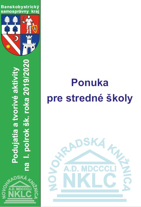 na 1. polrok šk. roka 2019 / 2020 v Novohradskej knižnici v Lučenci