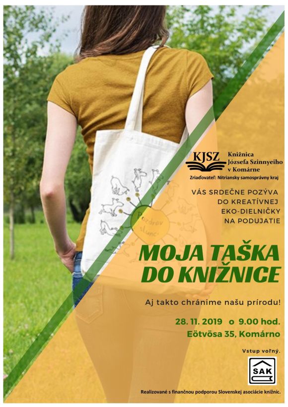 Pozvánka do kreatívnej dielne 28. 11. 2019 v Knižnici Józsefa Szinnyeiho v Komárne