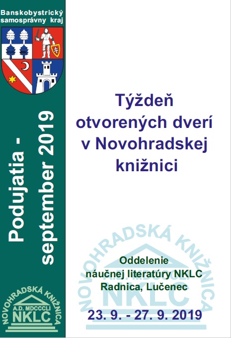 Týždeň otvorených dverí v Novohradskej knižnici v Lučenci