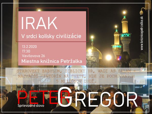 IRAK,  Miestna knižnica Petržalka, 13. 2. 2020