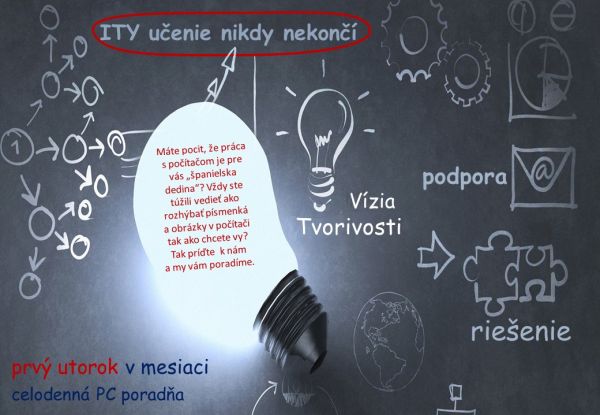 V Zemplínskej knižnici v Trebišove vždy prvý utorok v mesiaci celodenná PC poradňa najmä pre seniorov