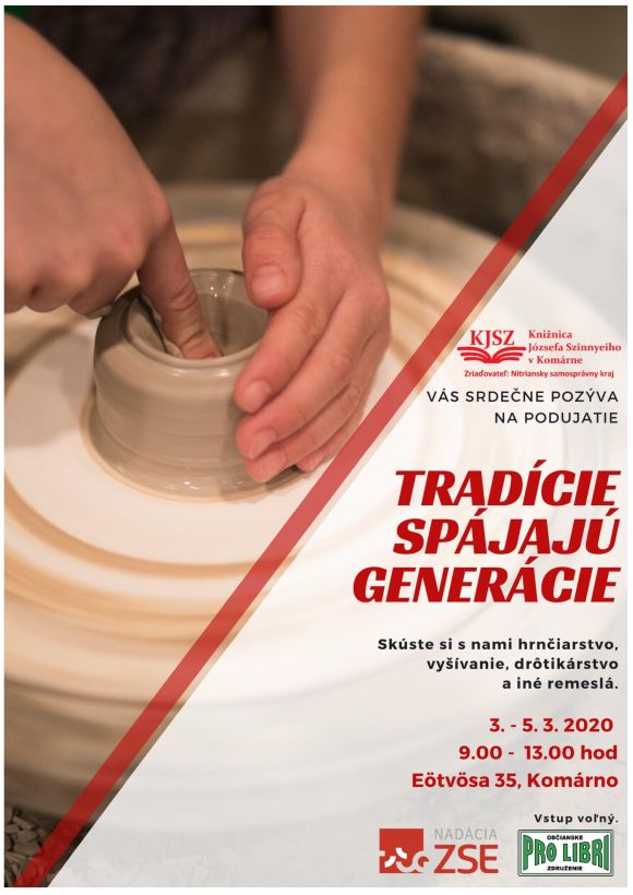 3. – 5. 3. 2020 v Knižnici Józsefa Szinnyeiho v Komárne