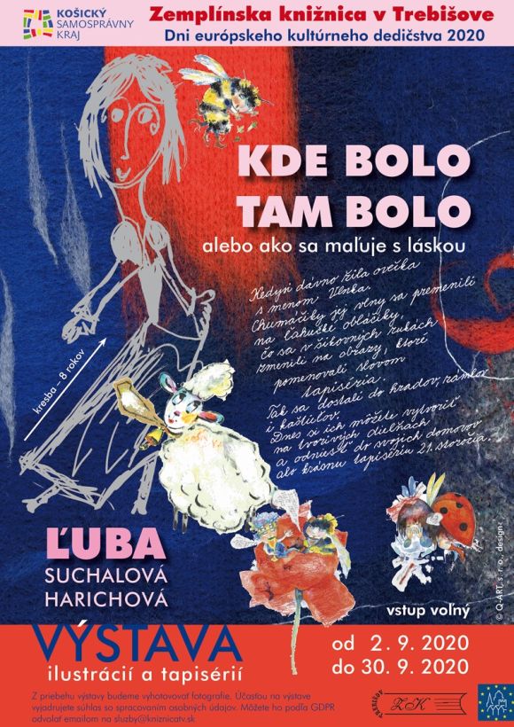 výstava ilustrácií a tapisérií výtvarníčky Ľubice Suchalovej Harichovej