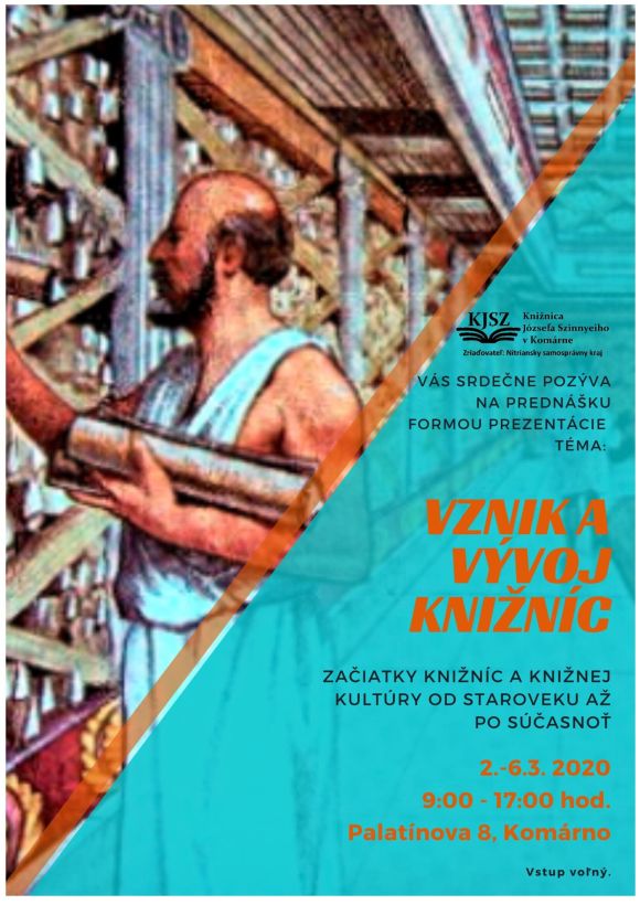 2. – 6. 3. 2020 v Knižnici Józsefa Szinnyeiho v Komárne