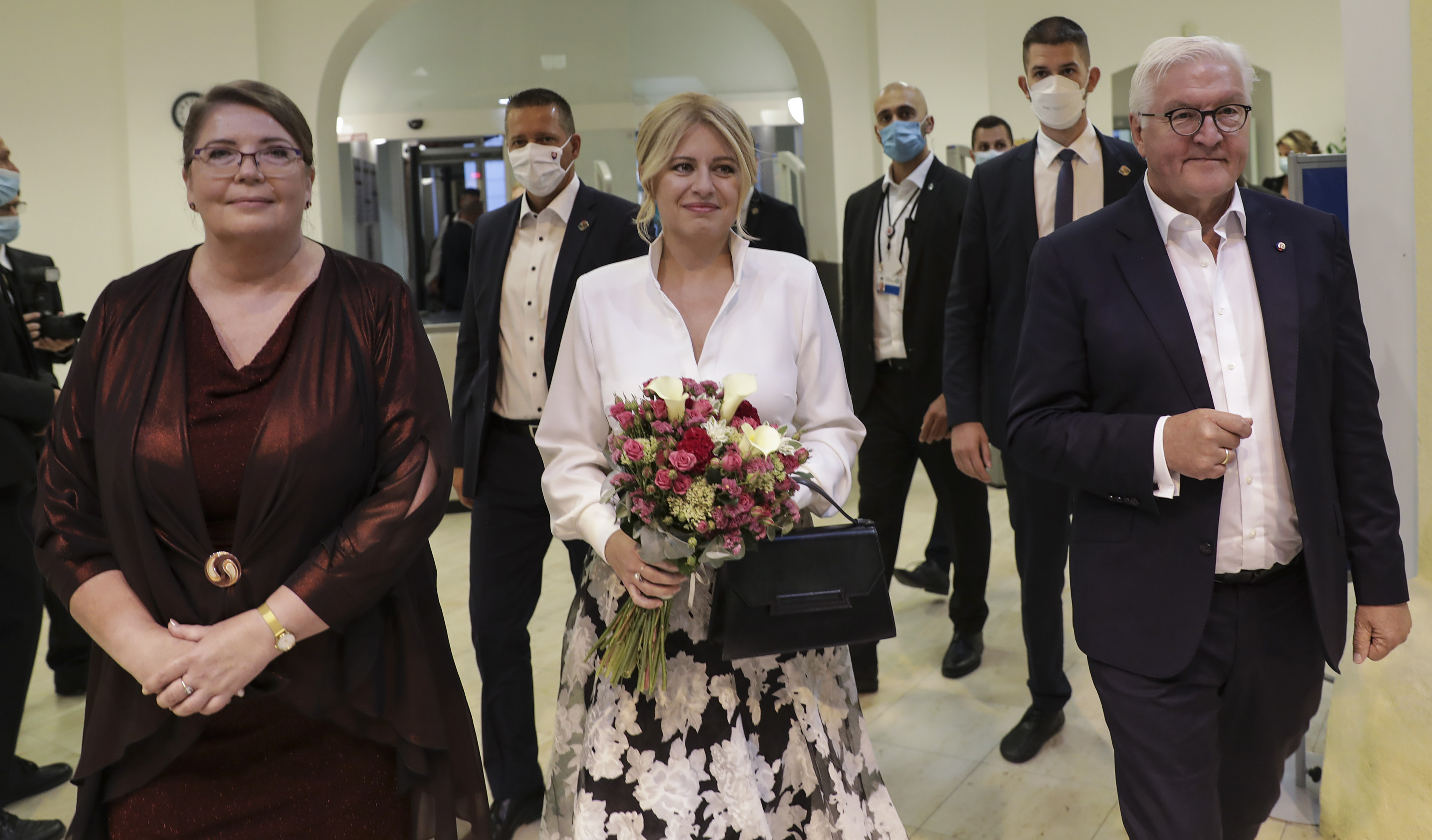 Návšteva prezidentky SR Zuzany Čaputovej a prezidenta Nemeckej spolkovej republiky Franka-Waltera Steinmeiera v Univerzitnej knižnici v Bratislave