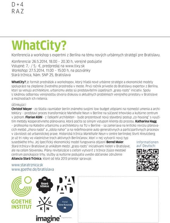 konferenciu a workshop, 26. a 27. mája 2014, Goethe Inštitút Bratislava