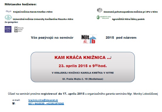 pozvánka na seminár