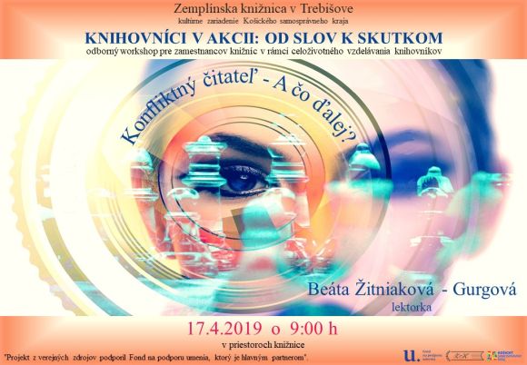 Celoživotné vzdelávanie knihovníkov, odborný workshop v Zemplínskej knižnici v Trebišove 17. apríla 2019