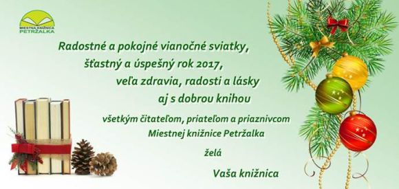 vianočný pozdrav z Petržalky