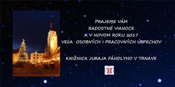vianočný pozdrav z Trnavy