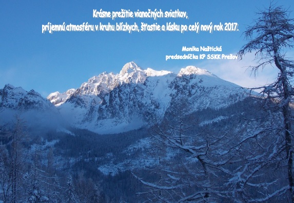 vianočný pozdrav od Moniky Naštickej